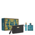 VERSACE Eros Eau De Parfum + Travel Spray + Pochette Set 