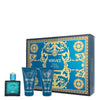 VERSACE Eros Eau De Toilette + Shower Gel + After Shave Balm Set  3 pz
