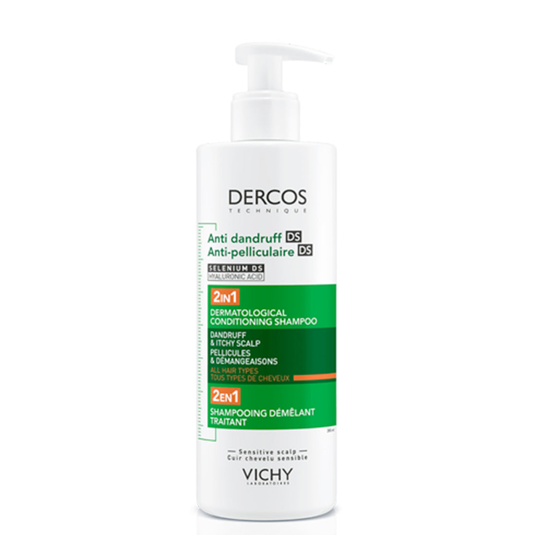 VICHY Dercos Shampoo Anti-Forfora 2In1 Capelli Grassi 200Ml 