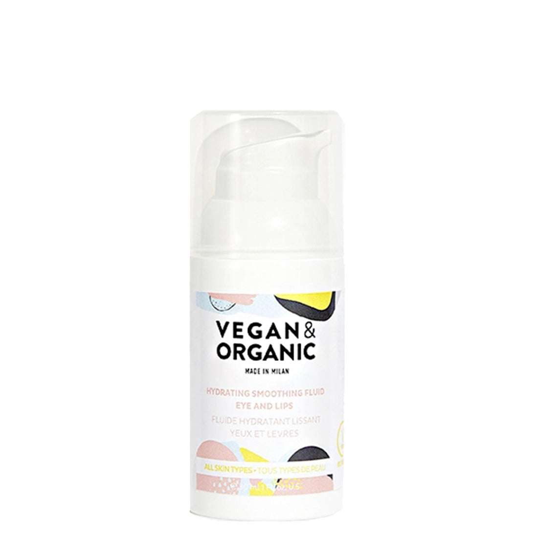 Vegan&Organic Hydrating Smoothing Fluid Eye and Lips All Skin Types