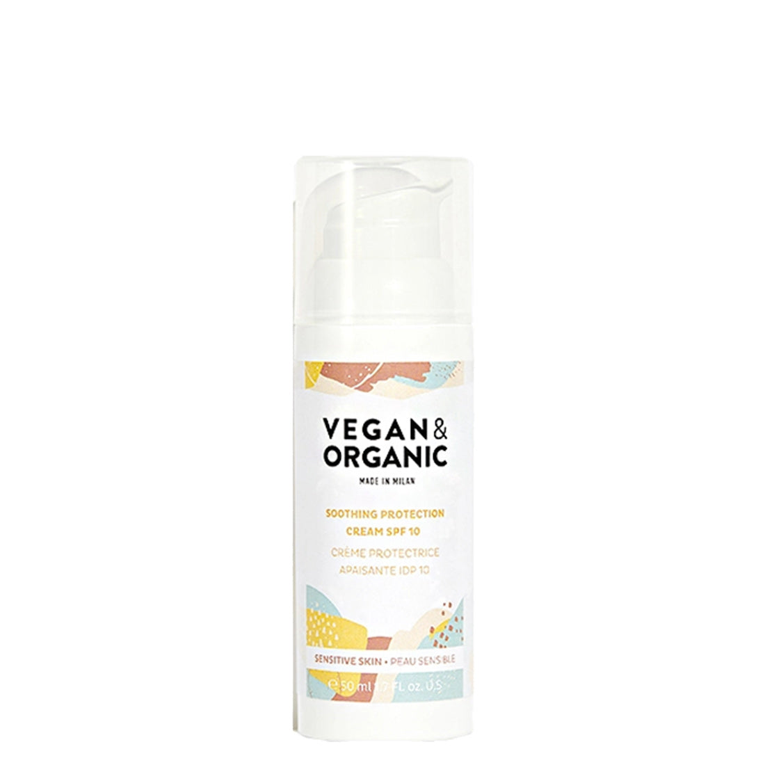 Vegan&Organic Soothing Protection Cream SPF10 Sensitive Skin