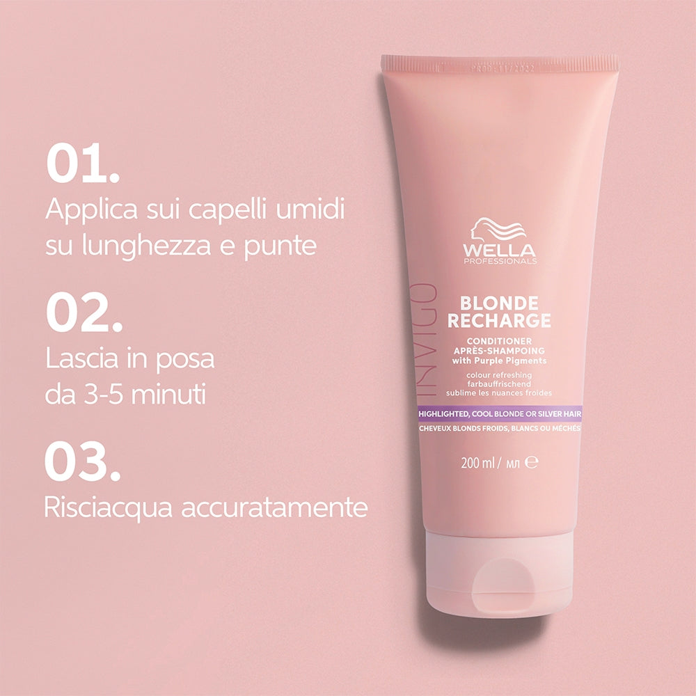 Wella Professionals Invigo Blonde Recharge Conditioner-5