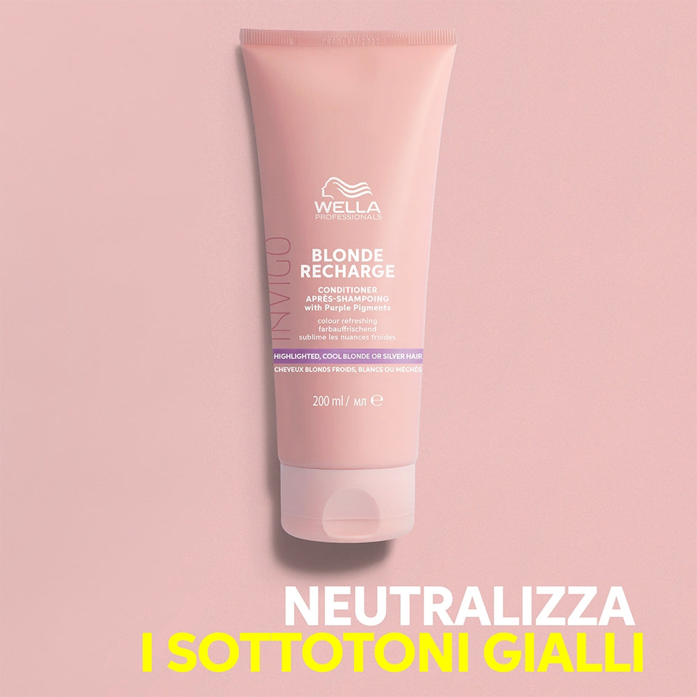 Wella Professionals Invigo Blonde Recharge Conditioner-6