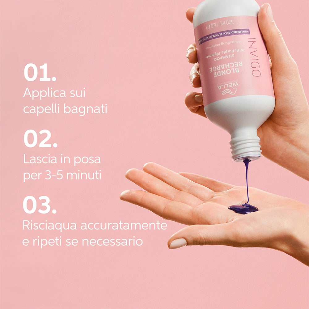 Wella Professionals Invigo Blonde Recharge Shampoo-5