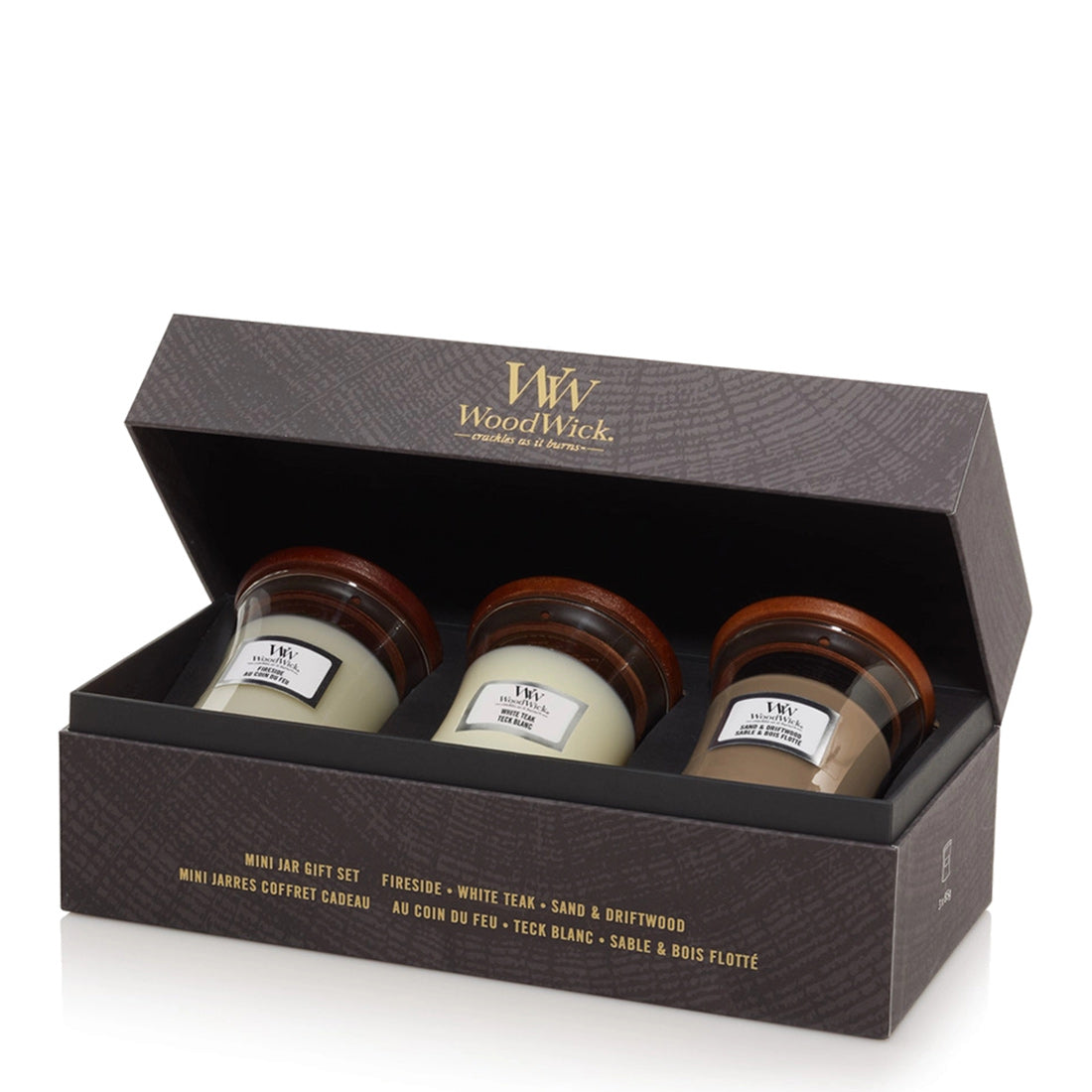 Woodwick 3 Mini Woody Set
