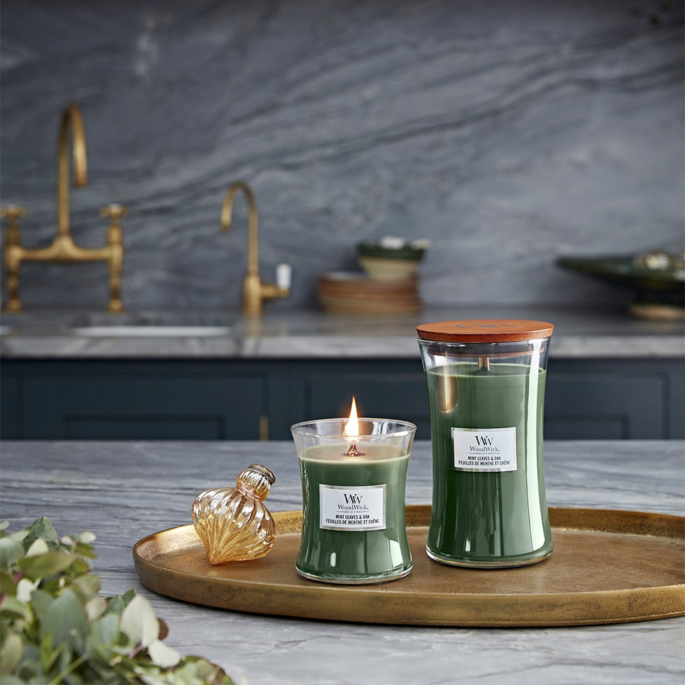 Woodwick Mint Leaves & Oak-4