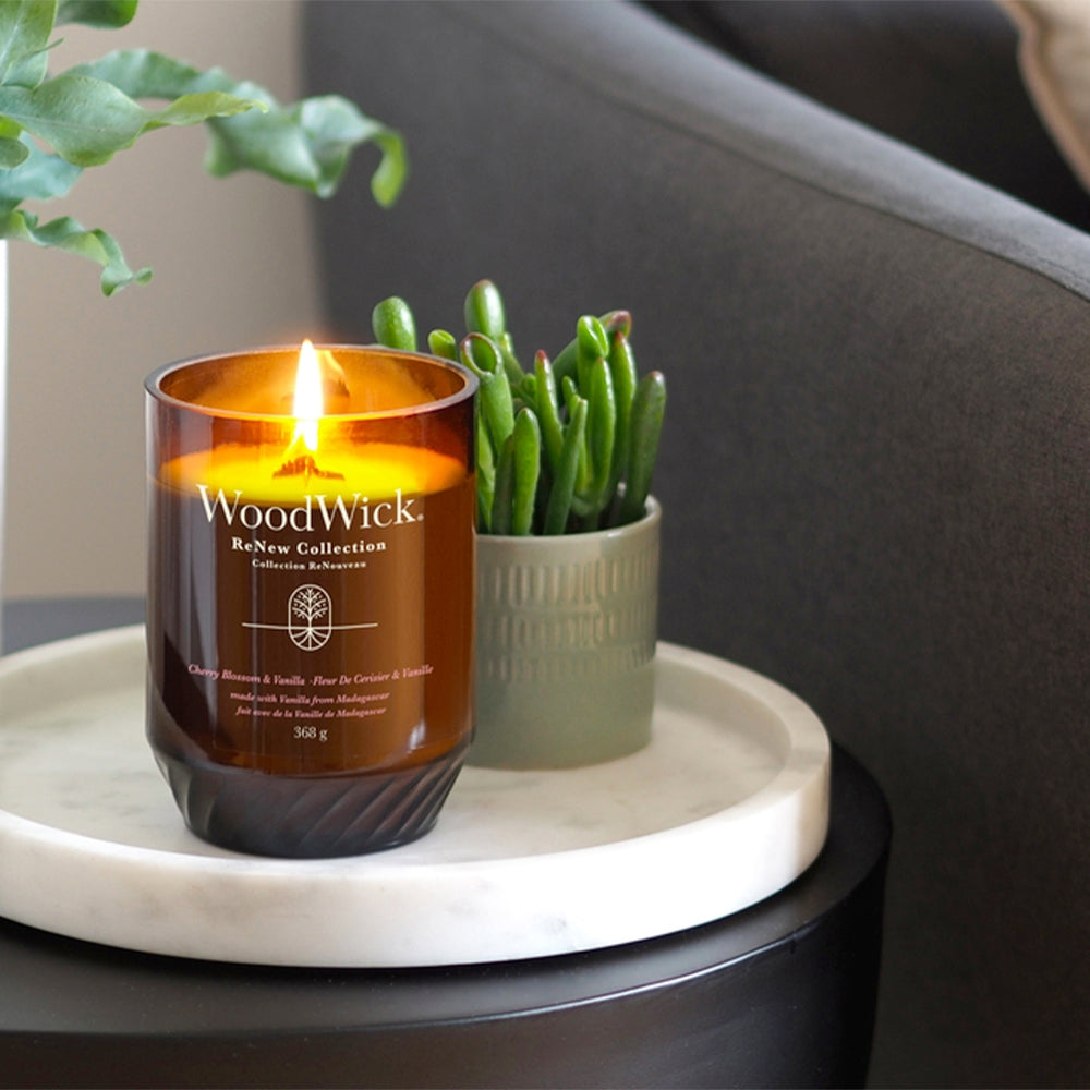 Woodwick ReNew Cherry Blossom & Vanilla-6