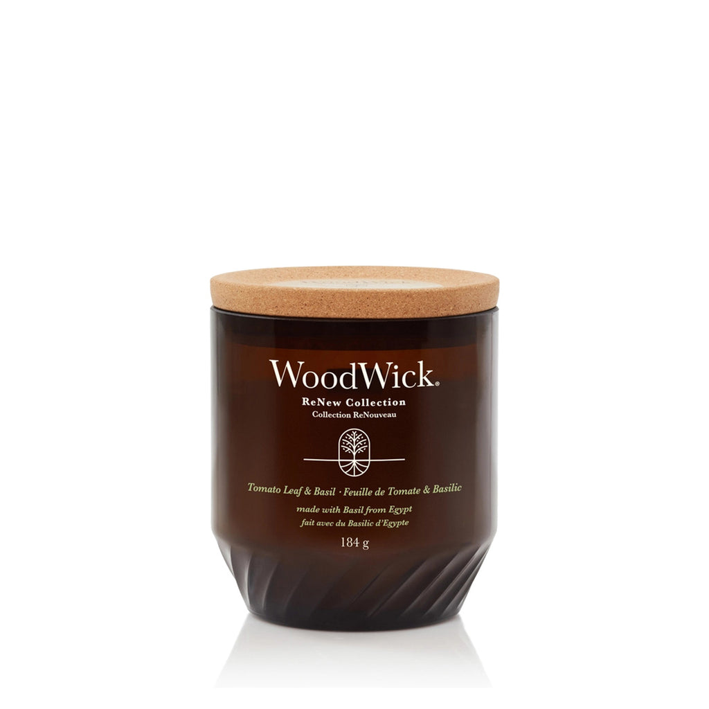 Woodwick ReNew Tomato Leaf & Basil