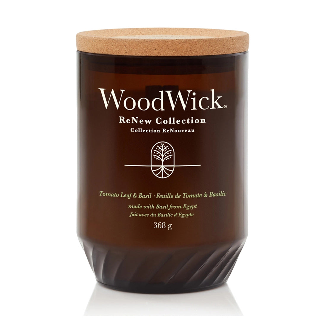 Woodwick ReNew Tomato Leaf & Basil
