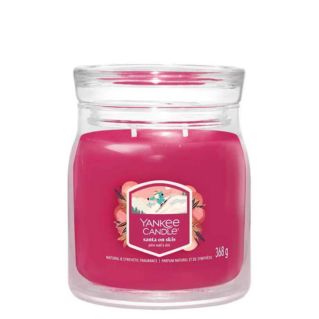 YANKEE CANDLE Santa On Skis 