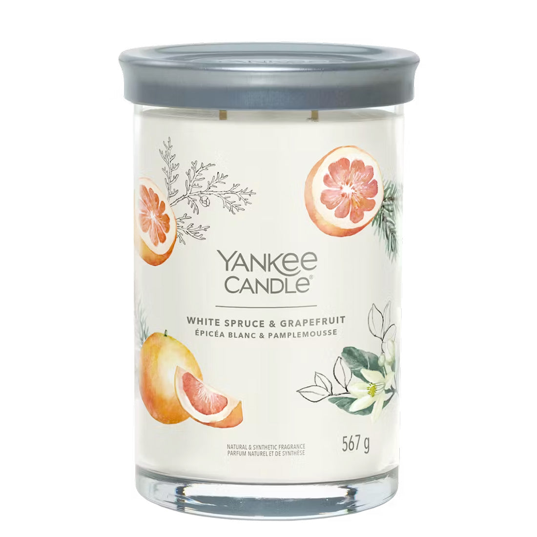 YANKEE CANDLE White Spruce & Grapefruit 