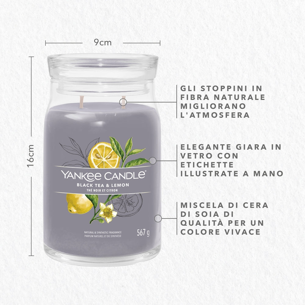 Yankee Candle Black Tea & Lemon Signature-2