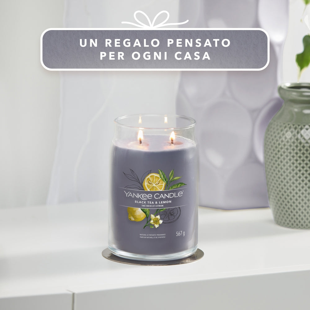 Yankee Candle Black Tea & Lemon Signature-5