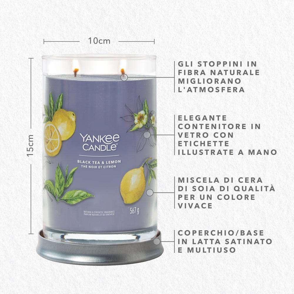 Yankee Candle Black Tea & Lemon Signature Tumbler-2