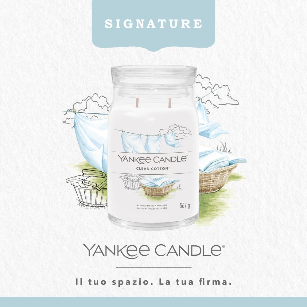 Yankee Candle Clean Cotton Signature-3