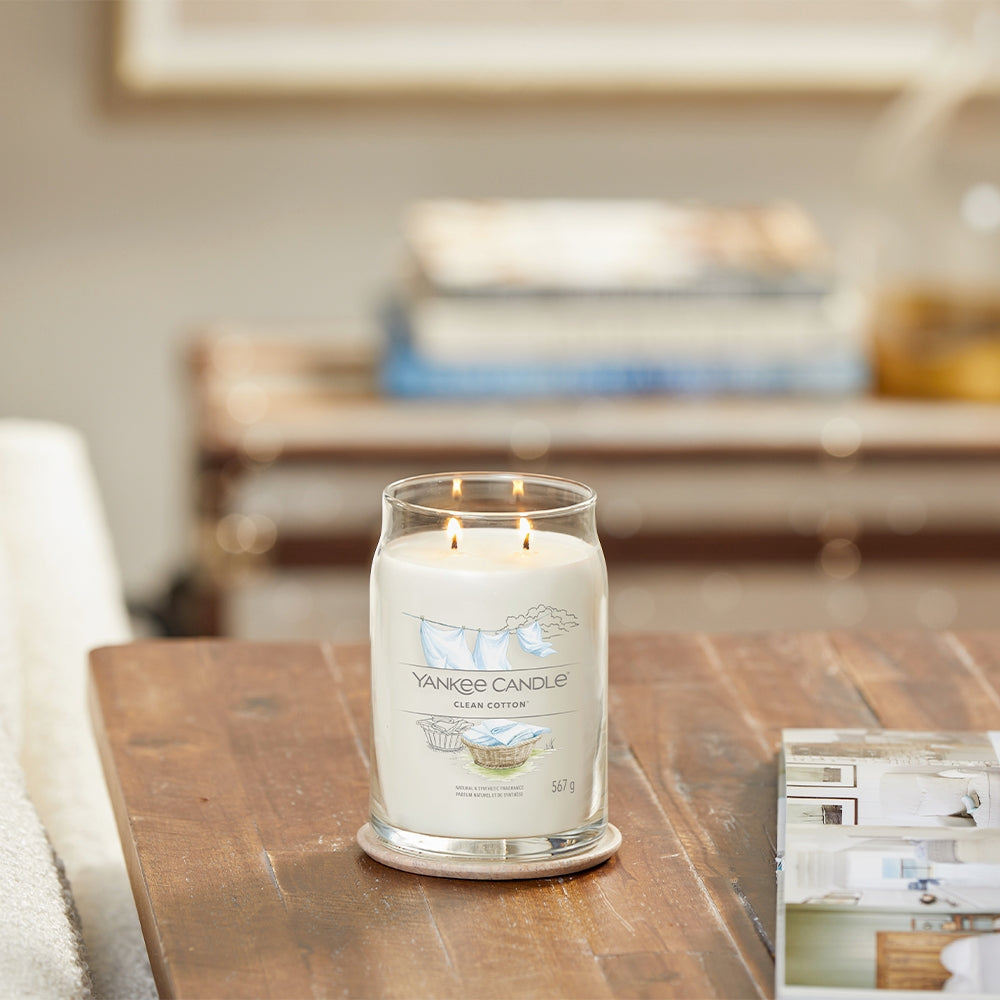 Yankee Candle Clean Cotton Signature-5