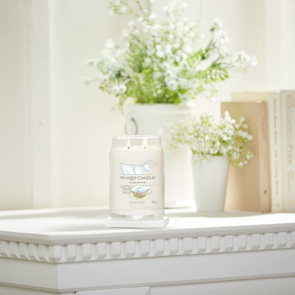 Yankee Candle Clean Cotton Signature-7