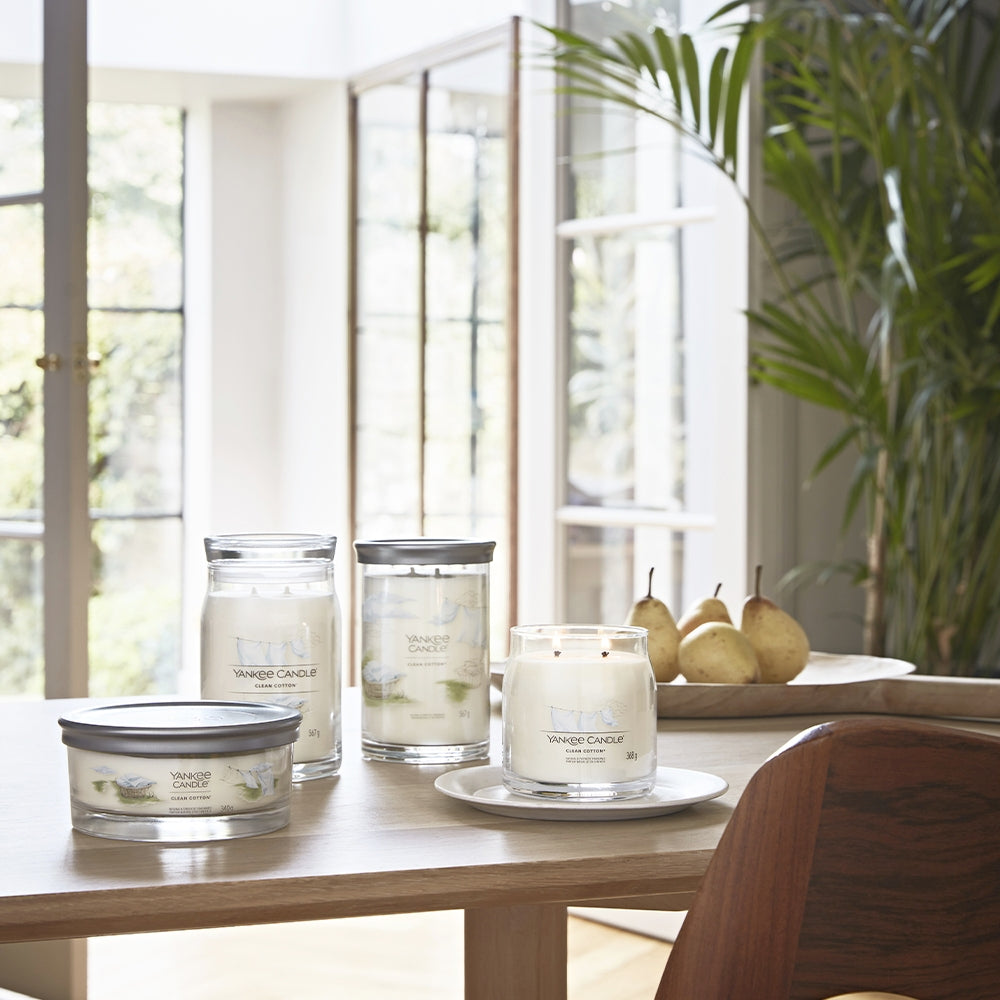 Yankee Candle Clean Cotton Signature-8