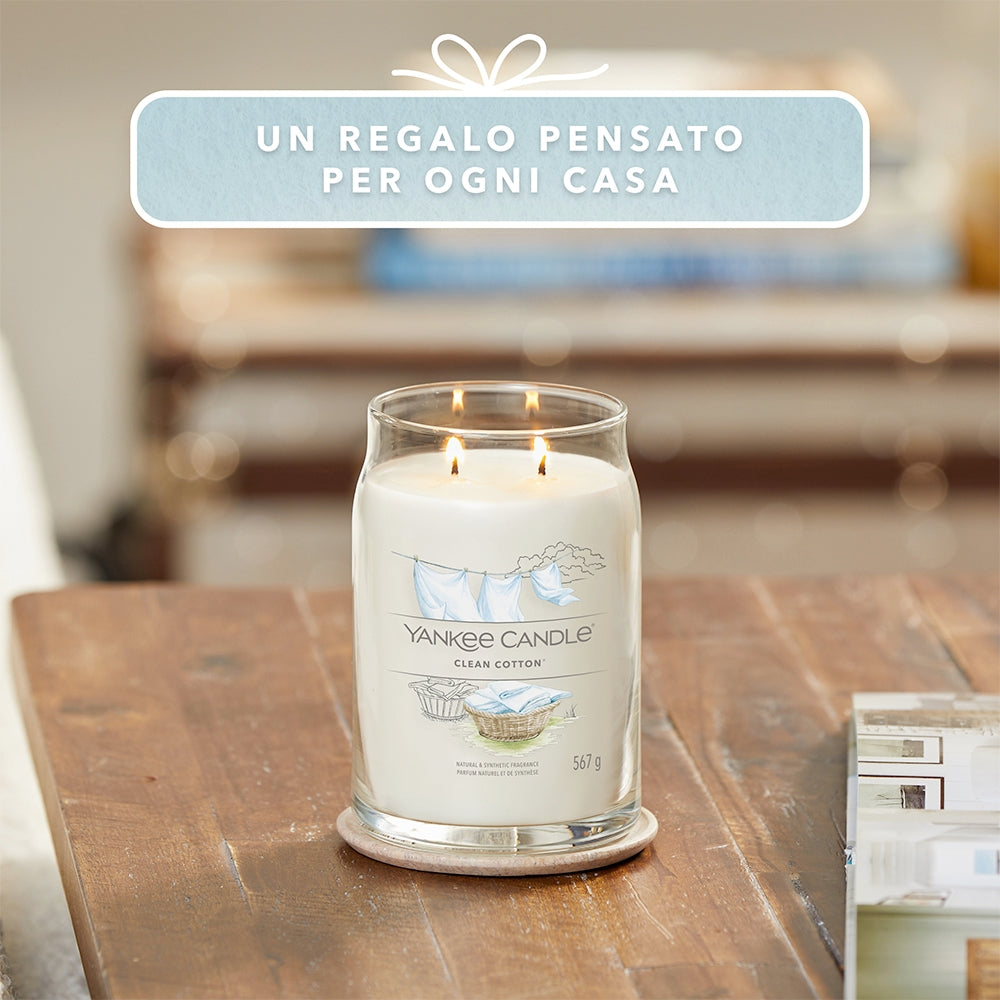 Yankee Candle Clean Cotton Signature-9