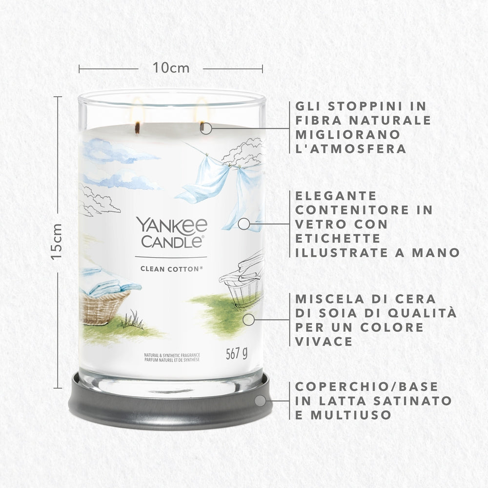 Yankee Candle Clean Cotton Signature Tumbler-2