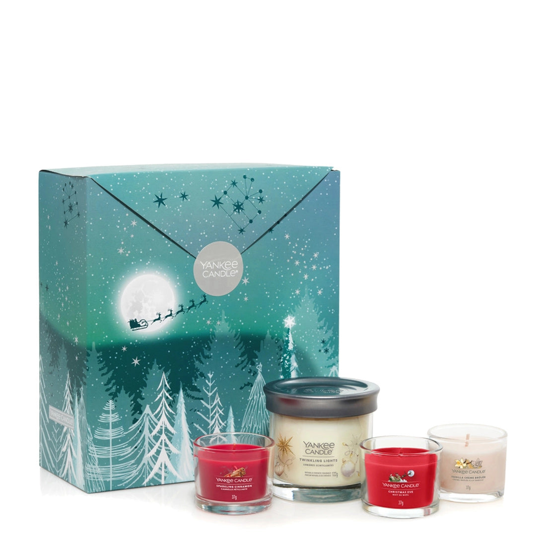 Yankee Candle Cofanetto 3 Votive in Vetro + Signature Tumbler Candle