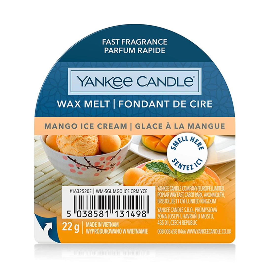 Yankee Candle Mango Ice Cream