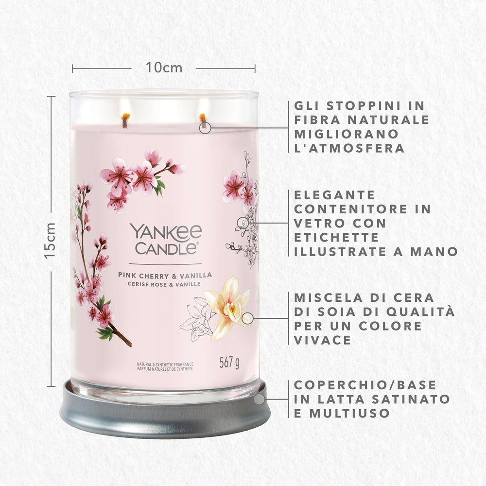 Yankee Candle Pink Cherry & Vanilla Signature Tumbler-3