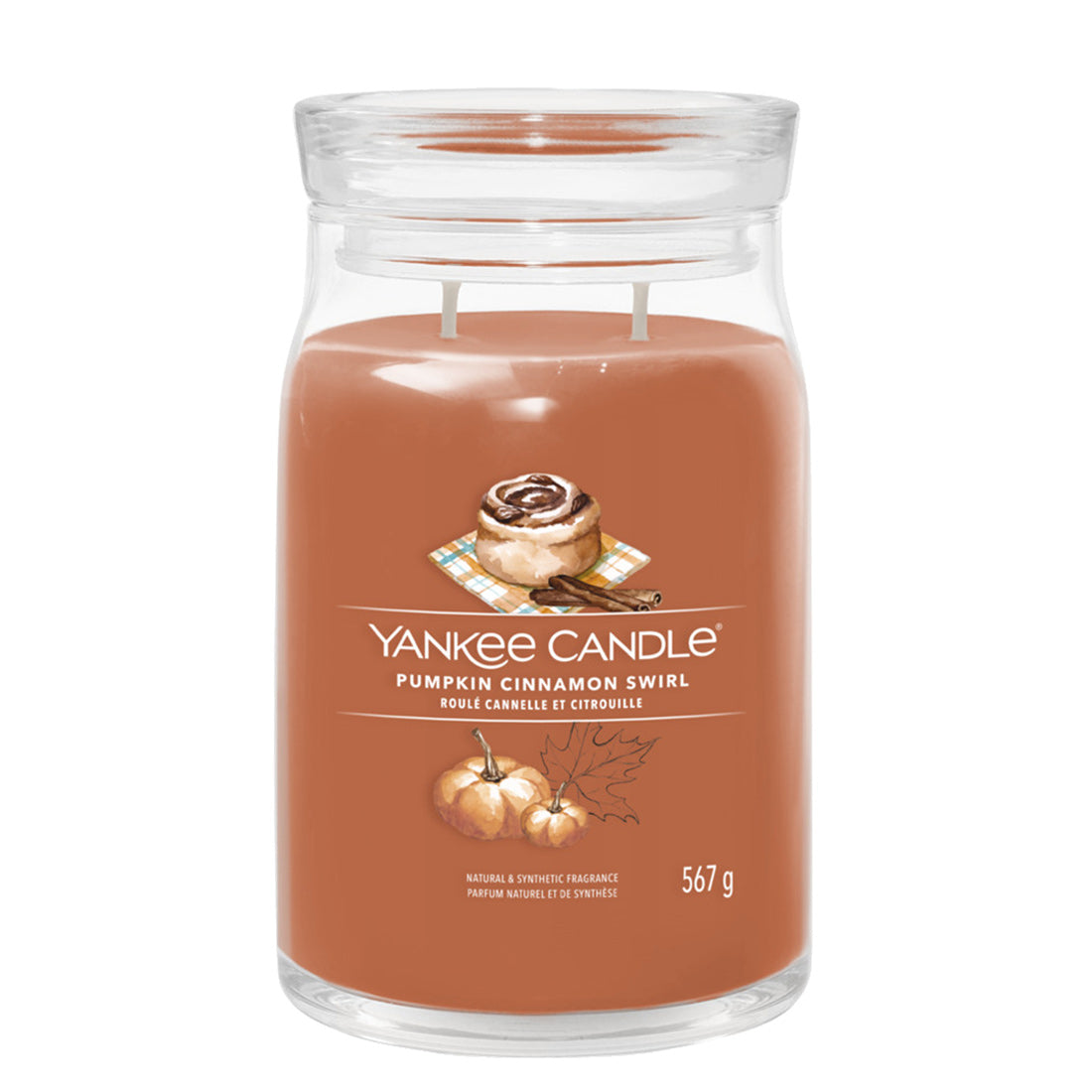 Yankee Candle Pumpkin Cinnamon Swirl