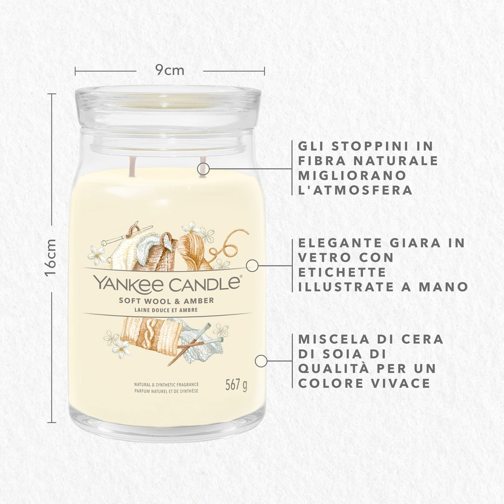 Yankee Candle Soft Wool & Amber Signature-2
