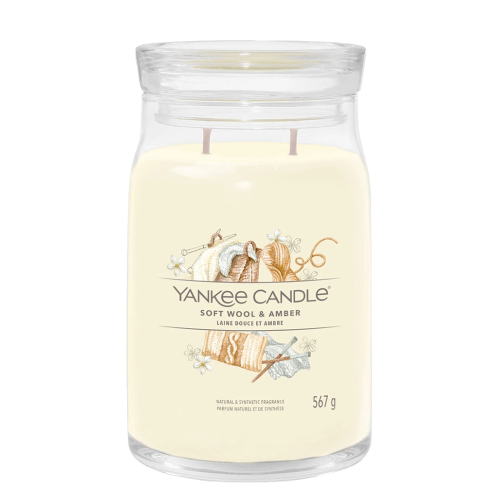 Yankee Candle Soft Wool & Amber Signature