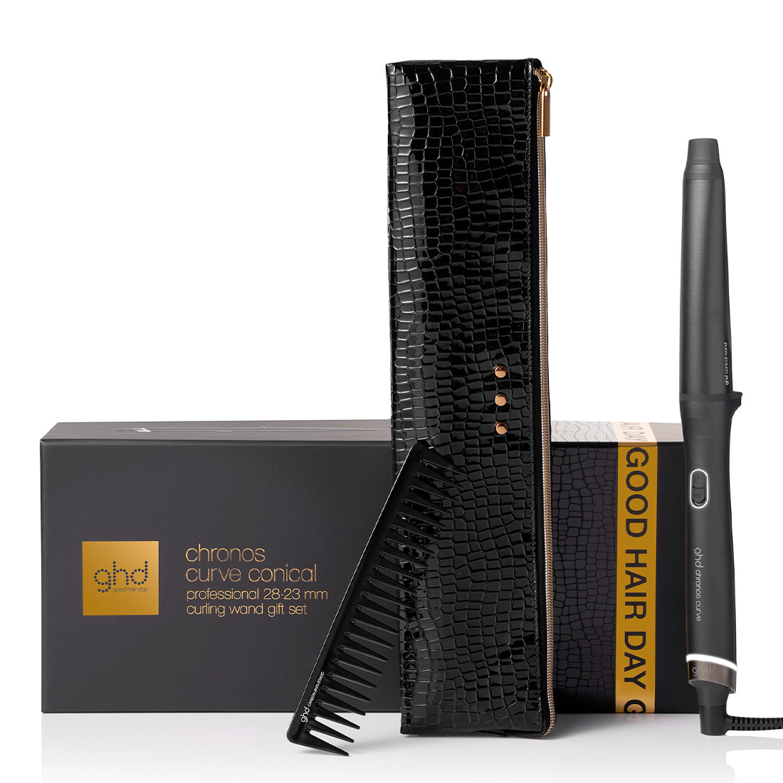 ghd Chronos Curve Conical Wand Gift Set 
