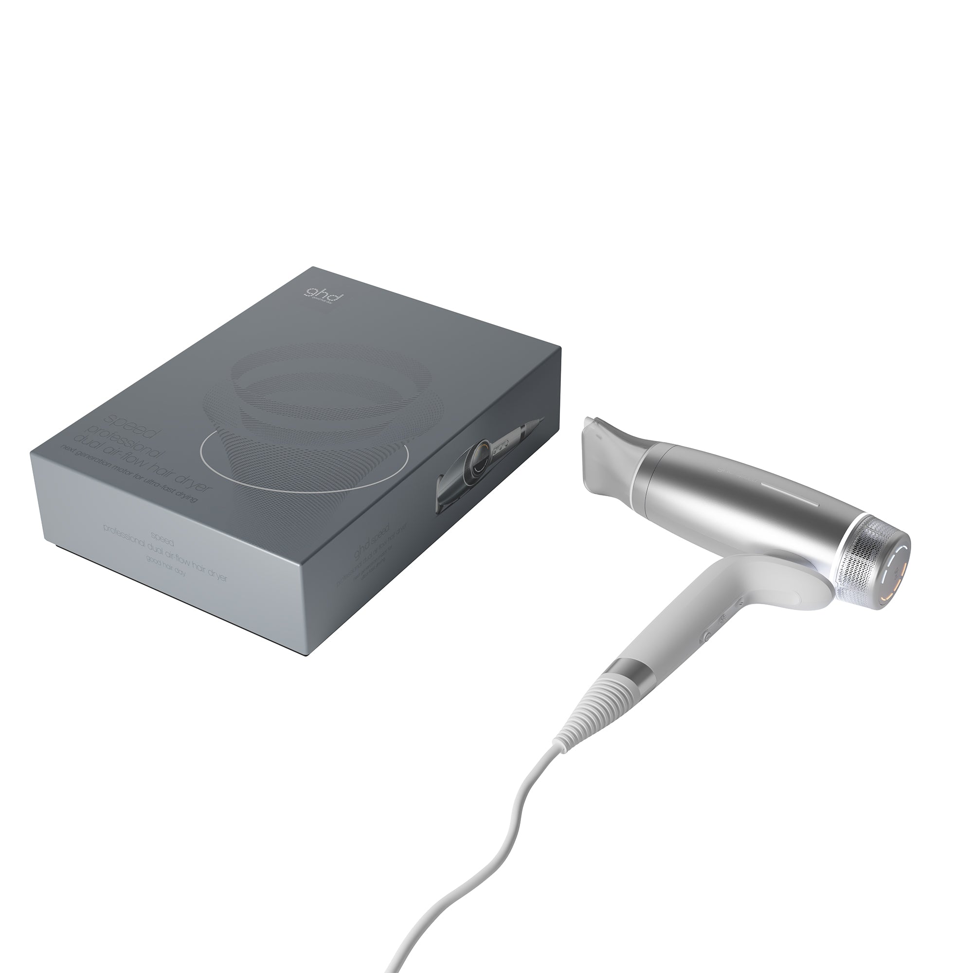 ghd Speed Bianco Metallizzato-7