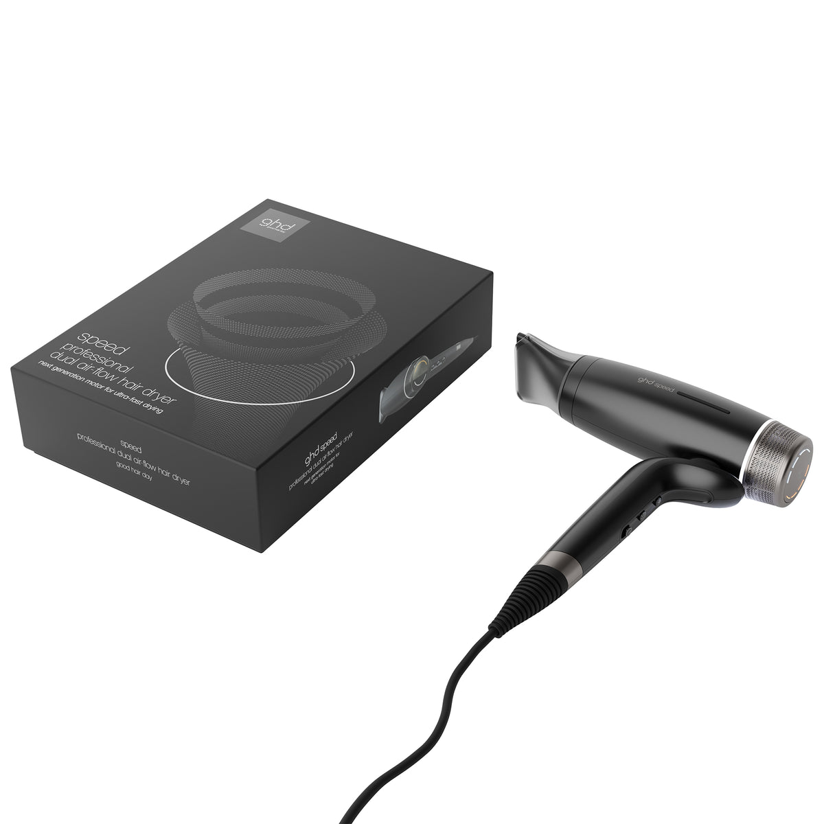 ghd Speed Nero Opaco-9