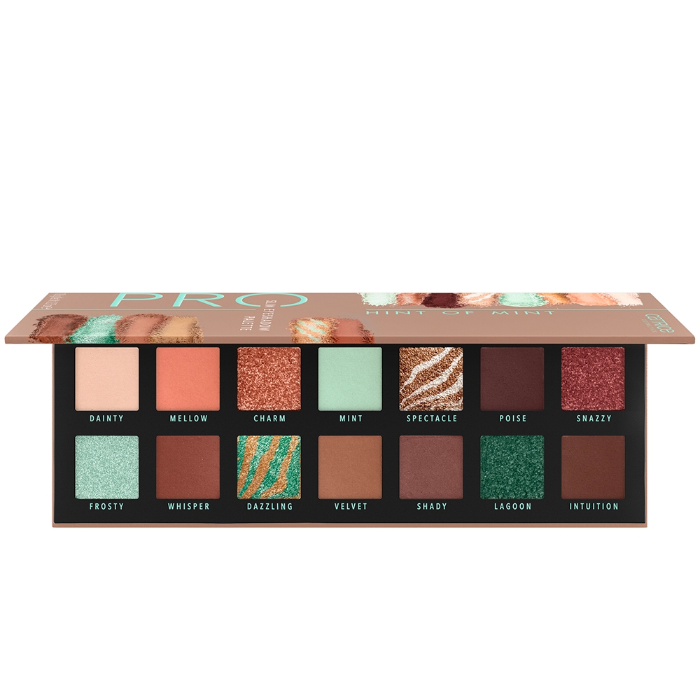 Pro Hint of Mint Slim Palette 010 Aesthetic Vibes Palette Make Up Ombretti CATRICE